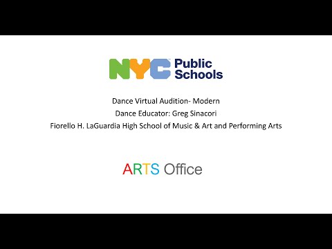 Dance Modern HS Audition