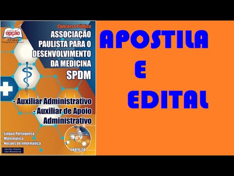 Apostila Auxiliar Administrativo Concurso SPDM 2015