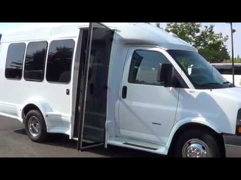Northwest Bus Sales Used 2009 Chevy Turtle Top 14 Passenger Shuttle Bus - S34795
