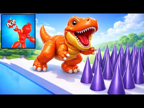 🎈Balloon Pop Runner Gameplay Walkthrough Levels 2 First Levels & Satisfying Pops (Android,iOS)