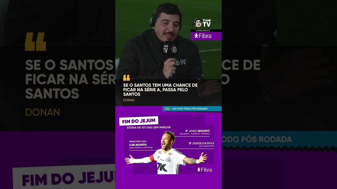 ''SE O SANTOS TEM UMA CHANCE DE FICAR NA SÉRIE A, PASSA PELO SANTOS''