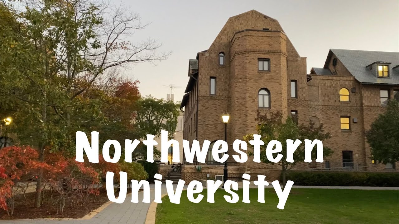 Northwestern University Campus Walk Late October 2021