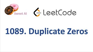 LeetCode Q 1089. Duplicate Zeros