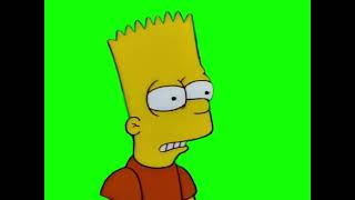 Bart Simpson "what an odd thing to say" The Simpsons s5e7 green screen
