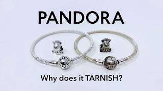 Why does PANDORA silver jewelry turn black (tarnish)?