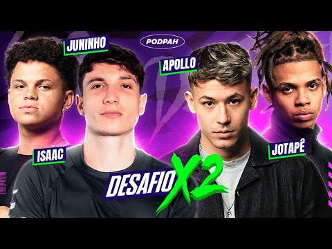JUNINHO MANELLA & ISAAC vs APOLLO & JOTAPÊ - SUPER DESAFIO X2 PODPAH