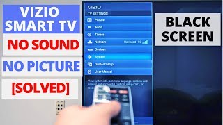 How to Fix VIZIO TV Black Screen with sound/ VIZIO TV Common Problems & Fixes