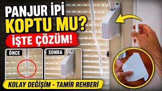 Panjur İpi Koptuysa Nasıl Değiştirilir, Panjur İpi Tamiri