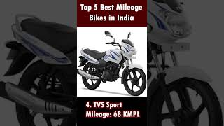 Top 5 Best Mileage bikes in India 2023
