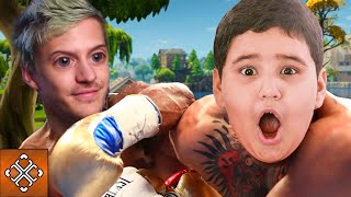 Ninja Disrespects Players With Grappler | Fortnite Best Grappler Plays Compilation