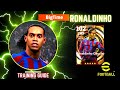 Ronaldinho training guide for 102 rating- LWF, AMF and SS position| efootball 2023