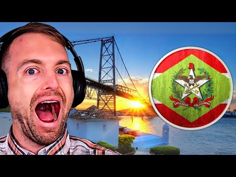 GRINGO REACTS TO 30 CURIOSITIES ABOUT SANTA CATARINA
