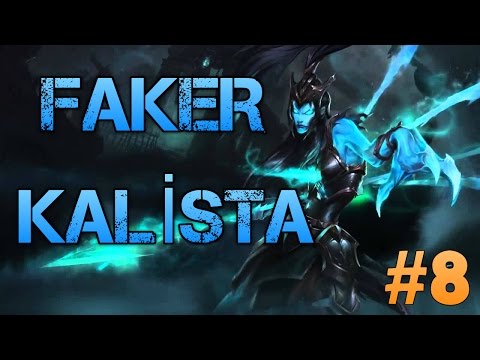 SKT T1 Faker -  Kalista -  Bot Lane - AD Carry - vs Vayne - Faker Pro Replays