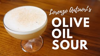 OLIVE OIL SOUR ★ Bourbon & Brandy Cocktail
