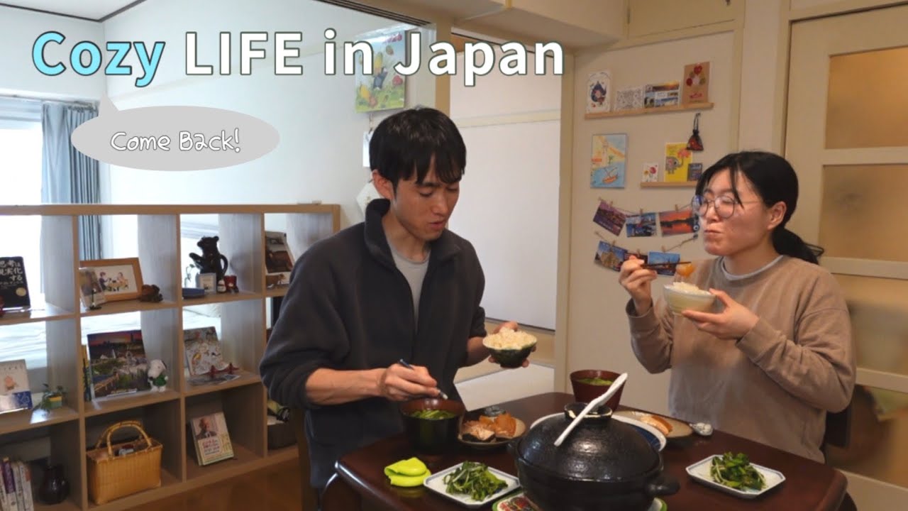 Cozy LIFE in Japan 🇯🇵: A Gentle Comeback — Snowy Days, Shrine Visit & Homemade Buri Daikon