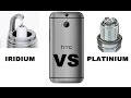 IRIDIUM vs PLATINUM spark plugs SMARTPHONE TEST BMW e46