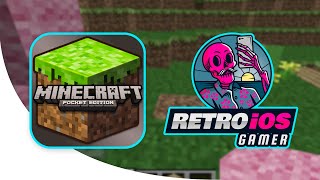 The first version of Minecraft on iPhone, iPad - Minecraft Pocket Edition Gameplay in 2021