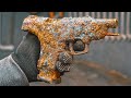 ultimate restoration watch a broken pistol come back to life with shooting test