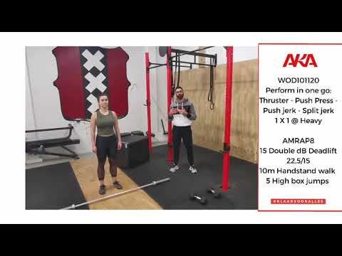 CROSSFIT WOD (Weightlifting. Finisher)
