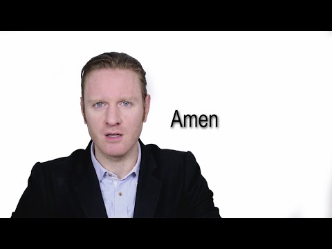 Amen - Meaning | Pronunciation || Word Wor(l)d - Audio Video Dictionary