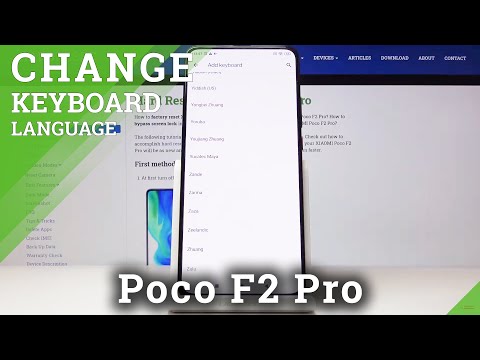 How to Change Keyboard Language in XIAOMI Poco F2 Pro – Keyboard Settings