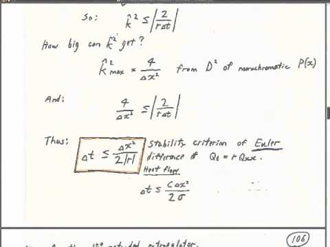25  Finite Difference Summary   Accuracy   Stability