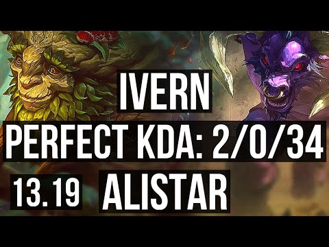 IVERN & Kai'Sa vs ALISTAR & Jax (SUP) | 2/0/34, Rank 1 Ivern | TR Challenger | 13.19