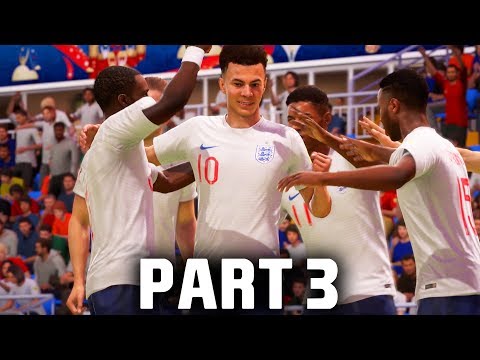 FIFA 18 World Cup Gameplay Walkthrough Part 3 - QUARTER FINAL AGAINST BRAZIL (ENGLAND)