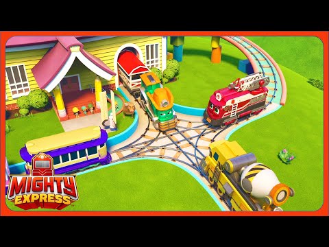 Come Hang Out With The Mighty Express (Compilation) | Mighty Express | Cartoons For Kids