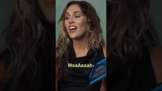 This is How 🌟 MILEY CYRUS ✨ says GOODBYE to Everyone Now 👋😂 #shorts