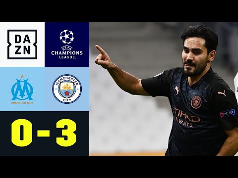 Gündogan & Co. schlagen schwaches OM: Marseille - Manchester City 0:3 | UEFA Champions League | DAZN