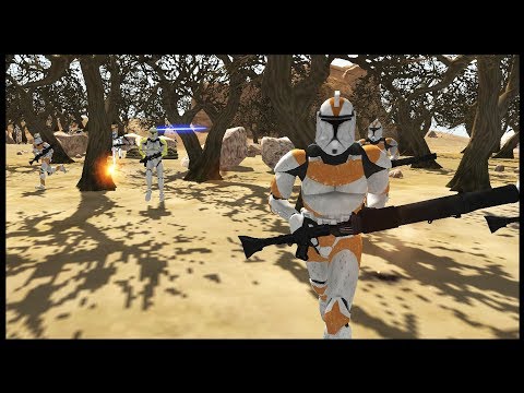 CLONE TRENCH WARFARE ~ Battle of Ryloth - Men of War: Star Wars Mod