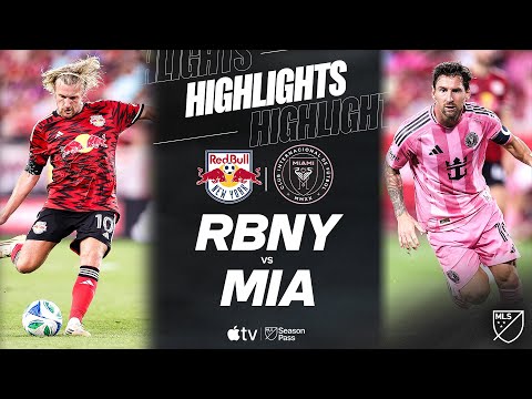 New York Red Bulls vs. Inter Miami CF | Full Match Highlights | Messi TWO Goals!