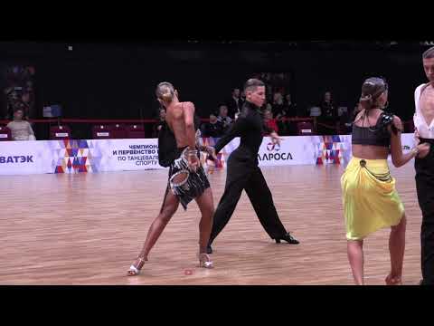 Cha Cha Cha | Kolbasyuk Alexander & Zimakova Irina | 1/4 Russian Championship Youth Latin 2020