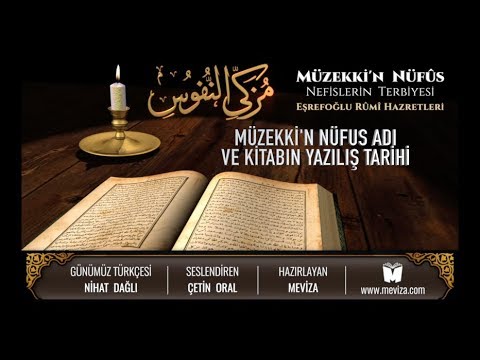 7- Müzekkin Nüfus Adı ve Kitabın Yazılış Tarihi