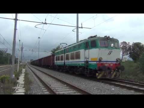 E655.264 sul MRS 67404 Pomezia - Cava Tigozzi, in partenza da Pomezia