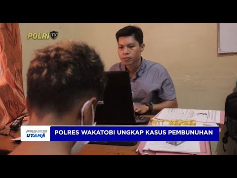 POLRES WAKATOBI UNGKAP KASUS PEMBUNUHAN