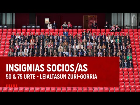 Imagen de portada del video Insignias de oro a los socios/as 50 & 75 años - Bazkideentzako errekonozimendua