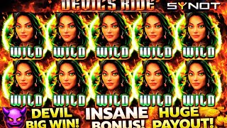 MASSIVE BIG WIN on DEVIL’S RIDE SLOT! 🔥 INSANE BONUS WIN!