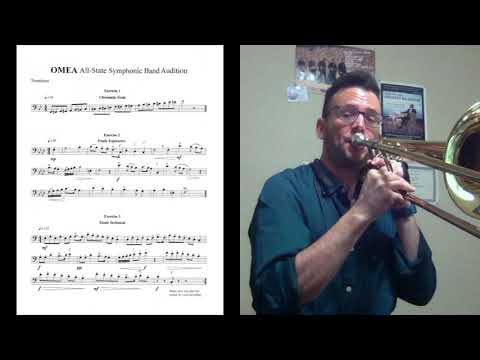 OMEA All-State Trombone Etude 2 - Symphonic Band