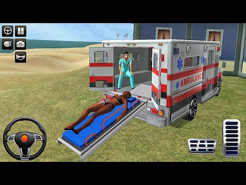 Coast Guard Beach Ambulance Rescue Driver Simulator - #4 Ambulance Game - Android Gameplay