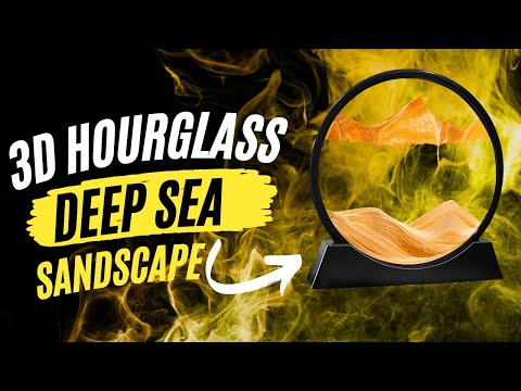 Dive into Tranquility: 3D Hourglass Deep Sea Sandscape Review
