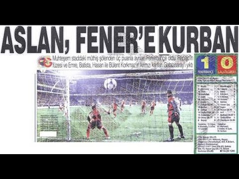 16.02.2002 I FENERBAHÇE 1-0 GALATASARAY (MAÇ ÖZETİ)