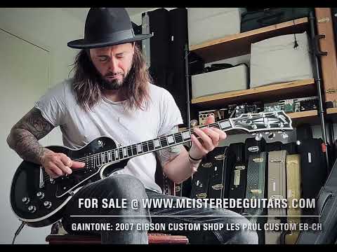 Gibson Custom Shop Les Paul Custom EB/CH seltenes Exemplar mit Chrome Hardware! 2007 - Ebony with Chrome Hardware image 26
