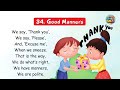 New Good Manners Poem In English UKG LKG Nursery Poemsforkidsinenglish Goodmanners Ukgrhymes