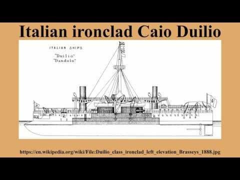 Italian ironclad Caio Duilio