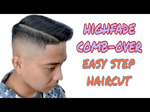 How to cut Highfade comb-over (tutorial)