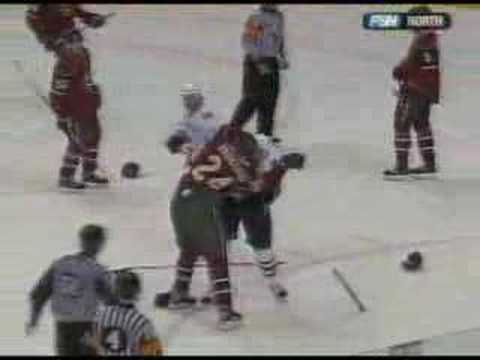 Jeff Cowan vs Derek Boogaard