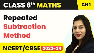 Repeated Subtraction Method - Square and Square Roots | Class 8 Maths