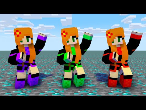 MONSTER SCHOOL | K/DA - POP/STARS ALEX SISTERS ELEMENTAL | MINECRAFT ANIMATION